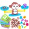 Monkey Balance Cool Math Game for Girls & Boys | Fun, Educational Children's Gift & Kids Toy STEM Learning Ages 3+ (64-Piece Set)